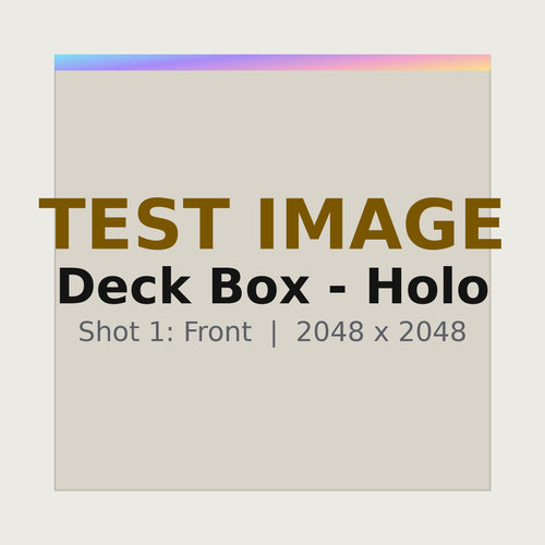 Deck Box - Holo - front